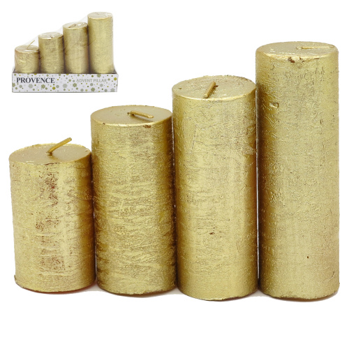 Rustic advendiküünal 4tk, kuldne