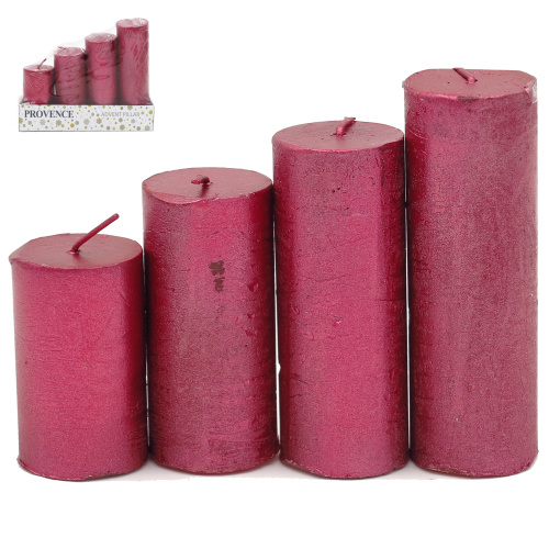 Rustic advendiküünal 4tk, punane