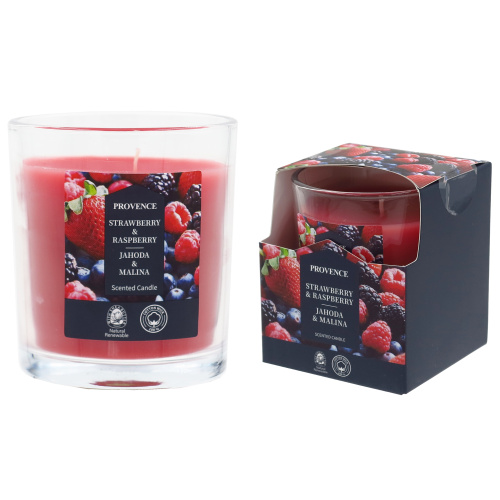 Lõhnaküünal klaasis Maasikas/Vaarikas 20h