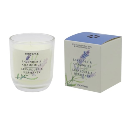 Lõhnaküünal kinkekarbis Lavendel/Kummel 30h