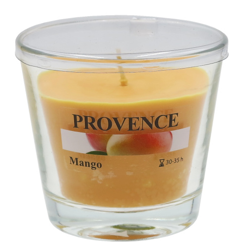 Lõhnaküünal klaasis Mango 90/80mm