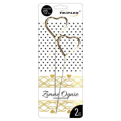 Säraküünal 17,5cm süda 2 tk