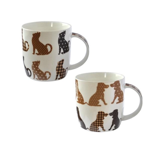 Kruus Motiiv Kass/Koer 350ml