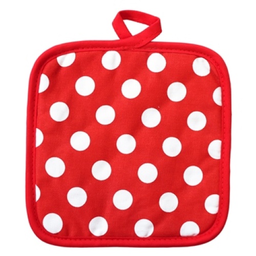 Pajalapp Punane/valge täpp 17x17cm