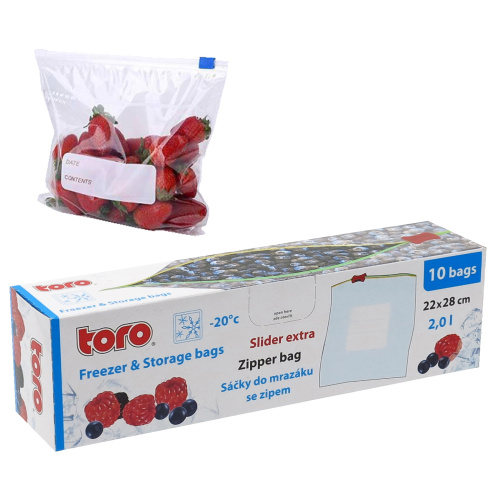 Säilituskott Extra slider 2lx10tk