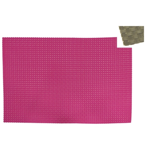 Punutud lauakate, roosa, 45x30cm, pvc