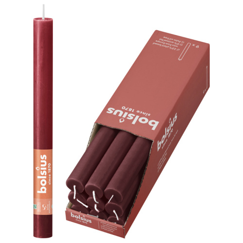 Majapidamisküünal Rustic sametpunane, 13h 270/23mm