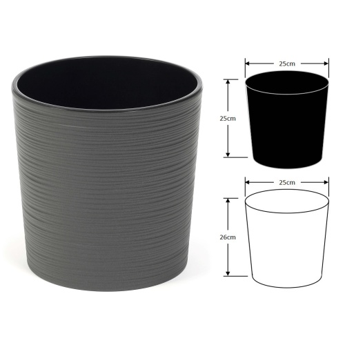 Lillepott Malwa Dluto S, grafiit