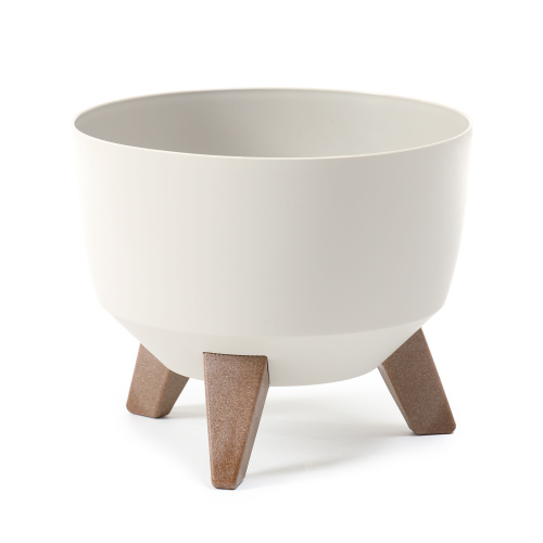 Lillepott Roma LEGS d.24/h.20cm, kreem