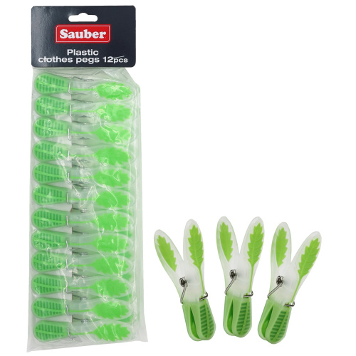 Plastikust pesulõksud 12tk, (silik.leht)