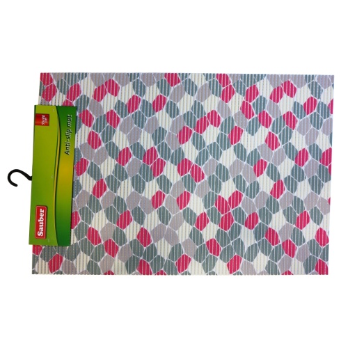 Vannitoamatt Punane Mosaiik 55x80cm