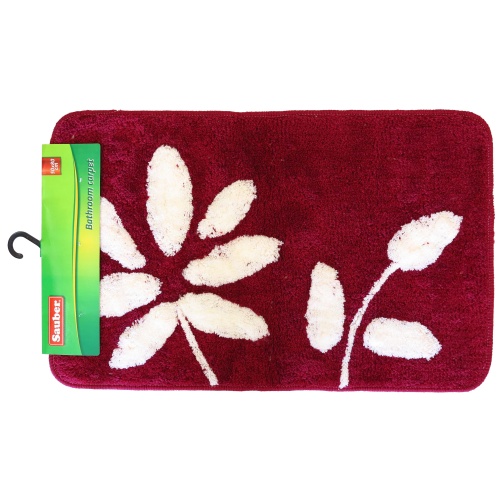 Vannitoavaip Bordoo leht 50x80cm