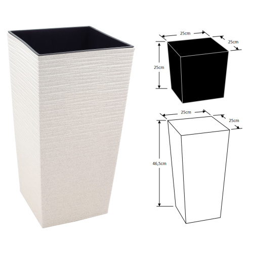 Lillepott Finezia Dluto ECO S h.47cm, v.