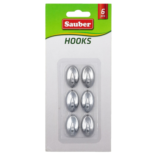 Ovaalne nagi 6tk, kroom