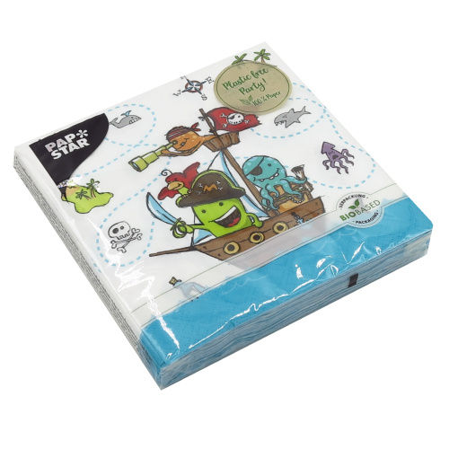 Salvrätt Piraat 33x33cm, 20tk