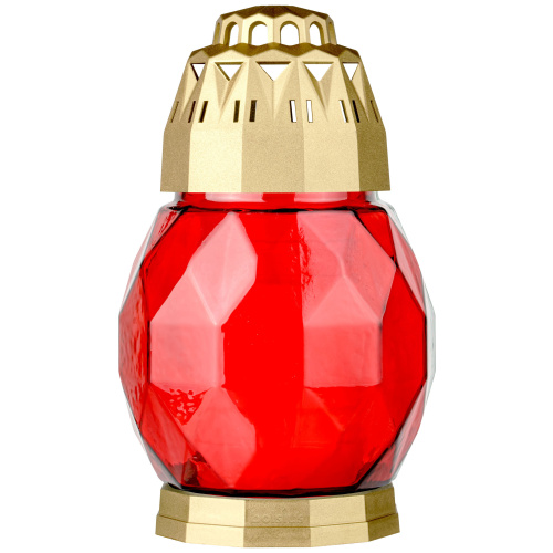 Kalmuküünal klaasis Teemant, punane, 24h