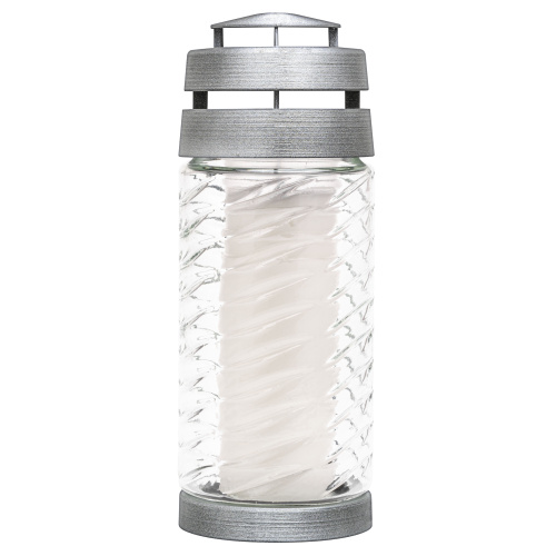 Kalmuküünal klaasis Latern 50h, hõbe