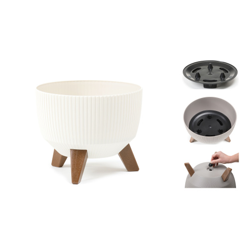 Lillepott Roma Jumper LEGS d.24/h.20cm, kreem