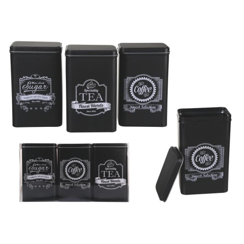 Kuivainepurkide kompl. 3tk, 11x7,5x19cm,