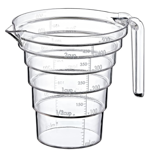 Mõõdukann 0,5l, läbipaistev