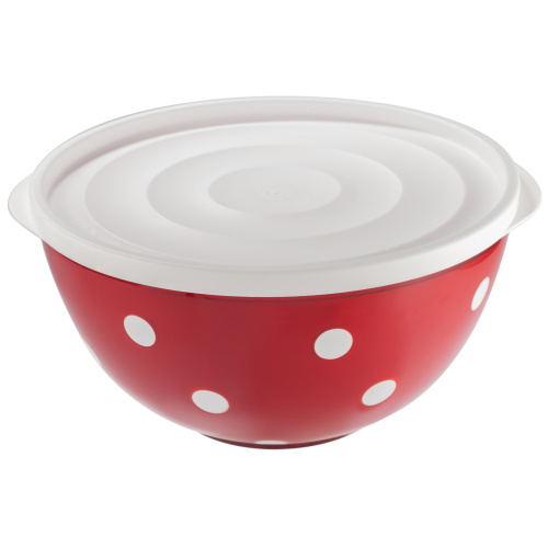 Kauss kaanega Täpp 2l, punane