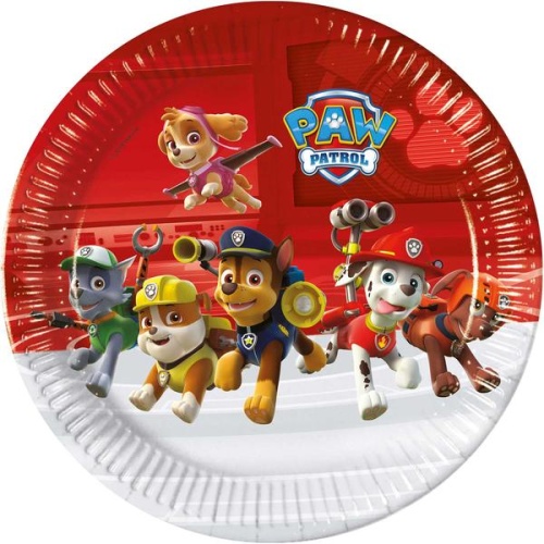 Papptaldrik Paw Patrol 23cm 8 tk