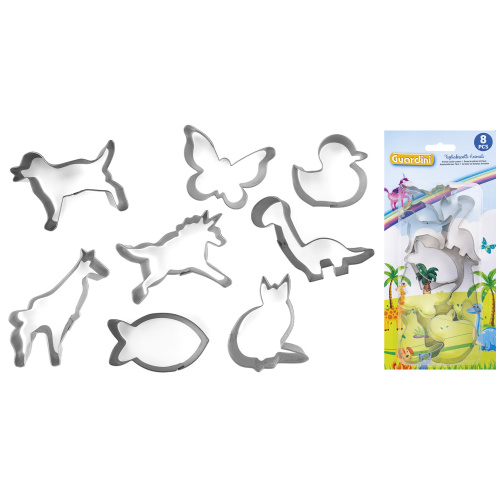 Küpsisevormid loomad 8tk