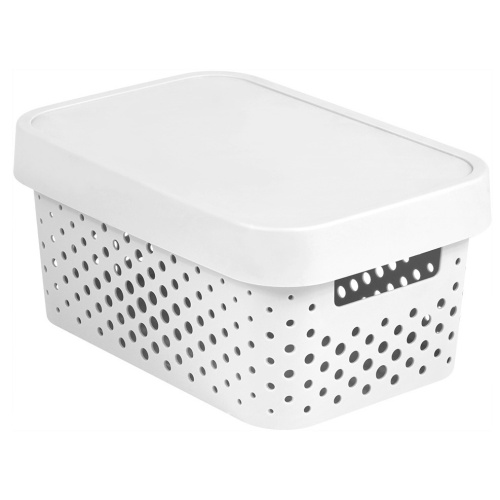 Kast kaanega Infinity 4,5l , valge