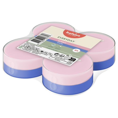 4 lõhna-teeküünalt Maxi 8h, mullinäts