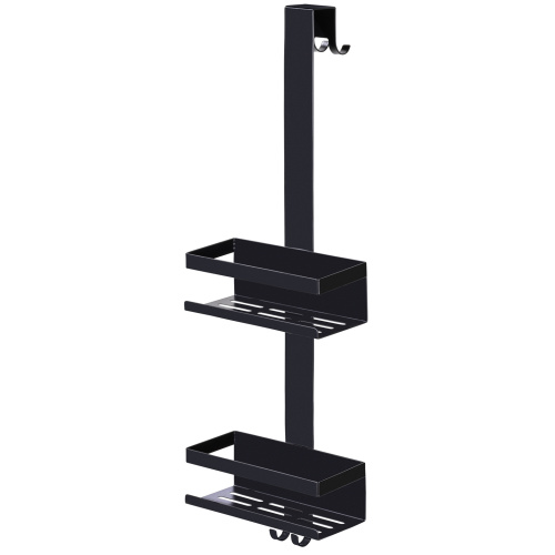 Riputatav vannitoariiul Bribano, must, 2 riiulit