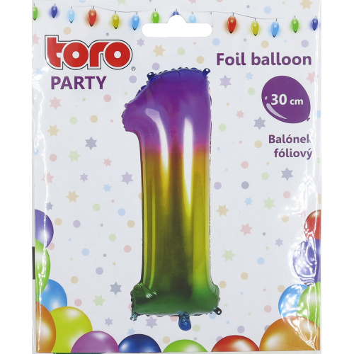 Õhupall nr.1 30cm, vikerkaar