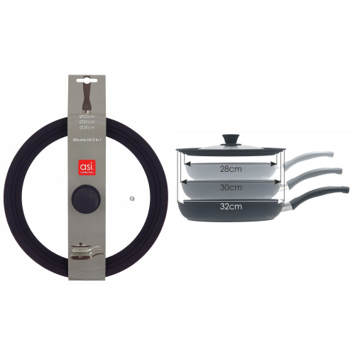 Klaaskaas silikoonäärega d.28/30/32cm