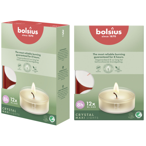 Teeküünal Maxi 12tk, 8h, läbipaistev,karbis