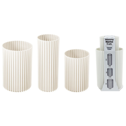 Vaaside komplekt NEMO 3tk kreem