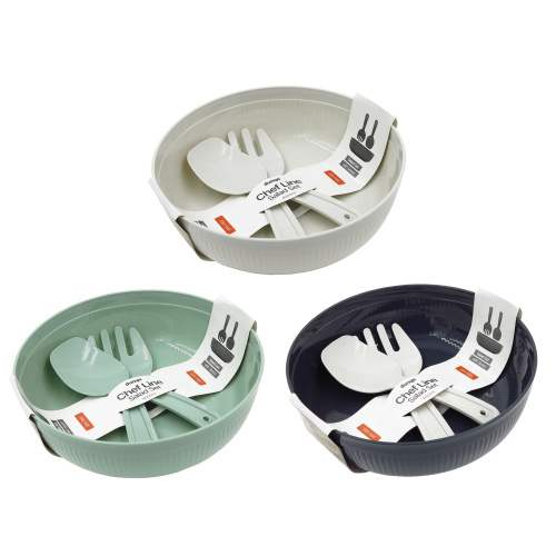 Salatikauss Chef 4l serveerimislusikatega, värvivalik