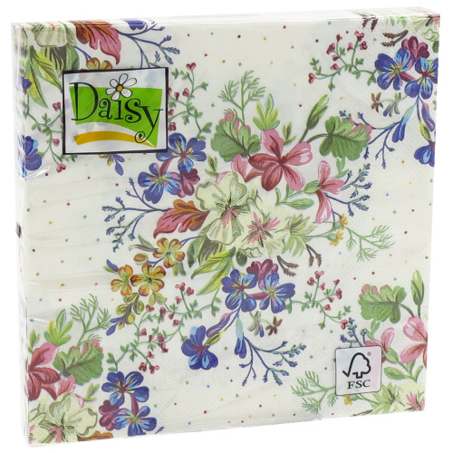 Salvrätt Lilled 33x33cm, 20tk