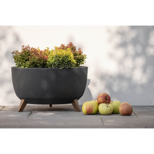 Lillepott Roma Jumper LEGS d.47/h.27cm grafiit