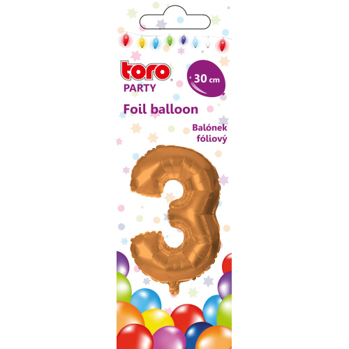 Õhupall nr.3 30cm, pronks