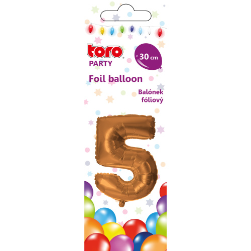 Õhupall nr.5 30cm, pronks