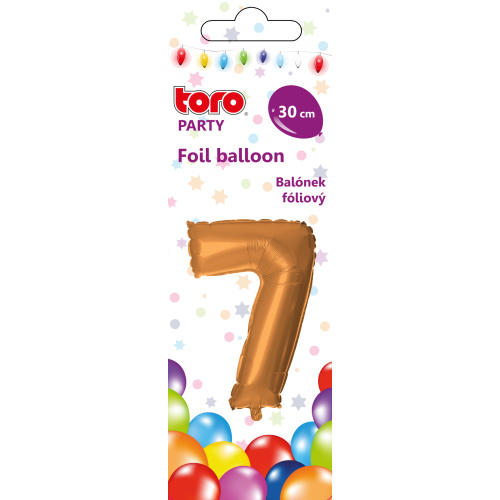 Õhupall nr.7 30cm, pronks