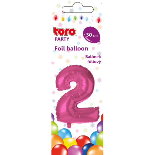 Õhupall nr.2 30cm, roosa