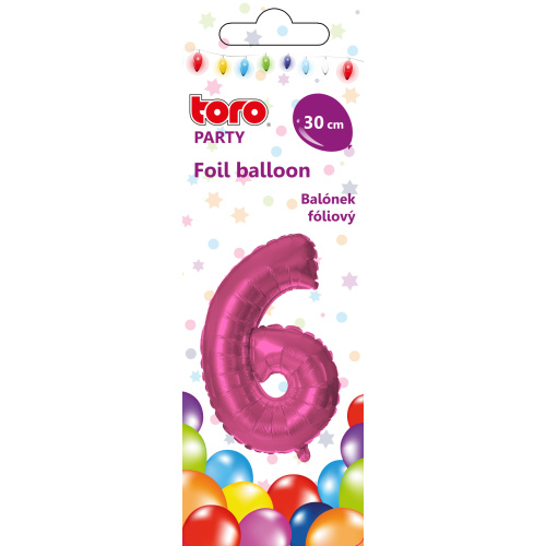 Õhupall nr.6 30cm, roosa