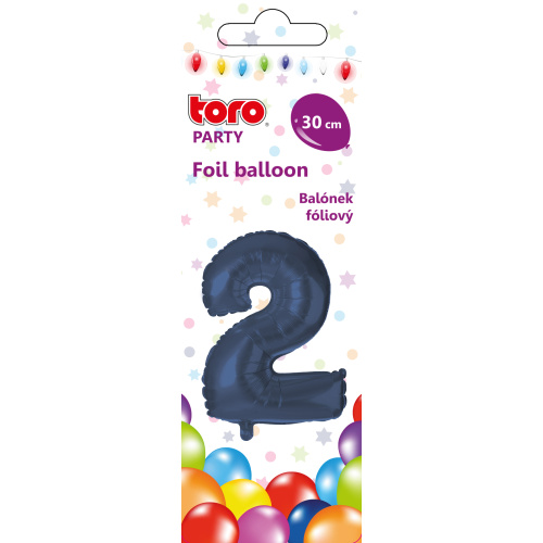 Õhupall nr.2 30cm, tumesinine