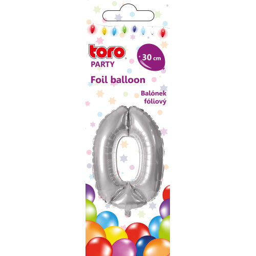 Õhupall nr.0 30cm, hõbe