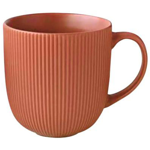 Kruus Ribbed 510ml, tellisepunane