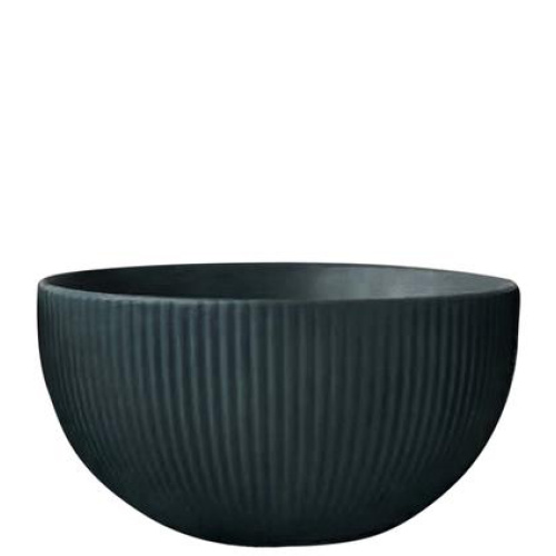 Kauss Ribbed 320ml, tumeroheline