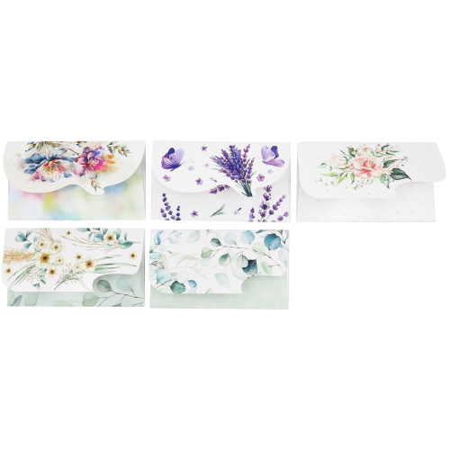 Rahakaart Lilled 15,7x9cm, valik