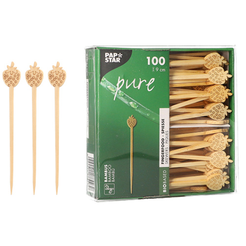 Võileivatikud Maasikas 100tk/9cm