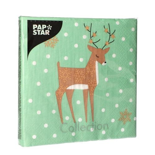 Salvrätt Jõulud 33x33cm, 3-kihti, 20tk, valik