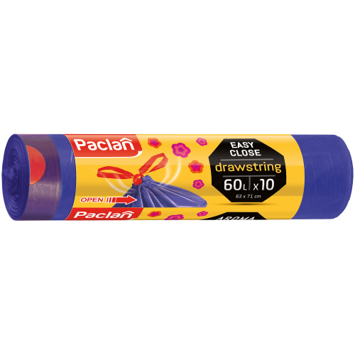 Prügikott 60lx10tk paelaga, lõhnastatud